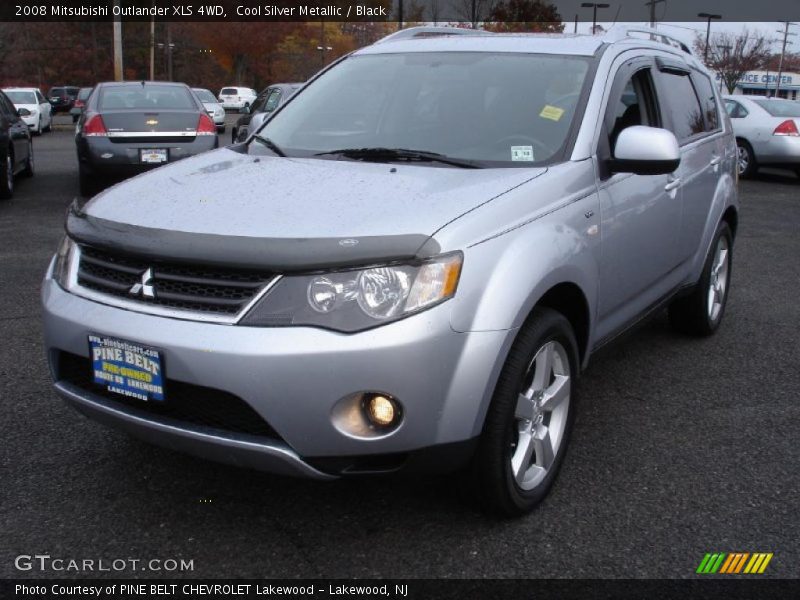 Cool Silver Metallic / Black 2008 Mitsubishi Outlander XLS 4WD