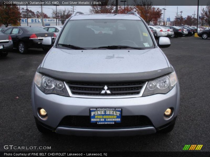 Cool Silver Metallic / Black 2008 Mitsubishi Outlander XLS 4WD