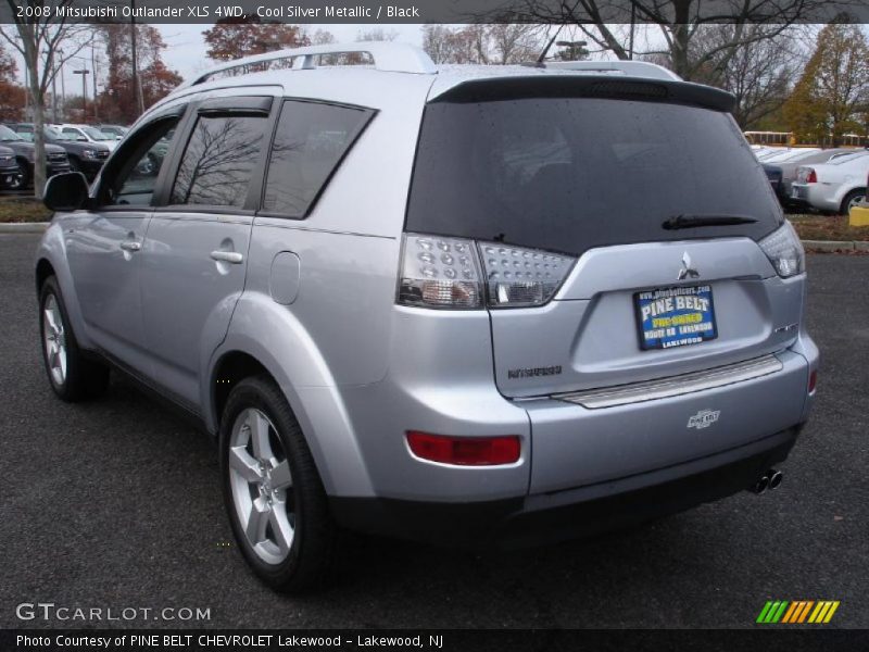 Cool Silver Metallic / Black 2008 Mitsubishi Outlander XLS 4WD