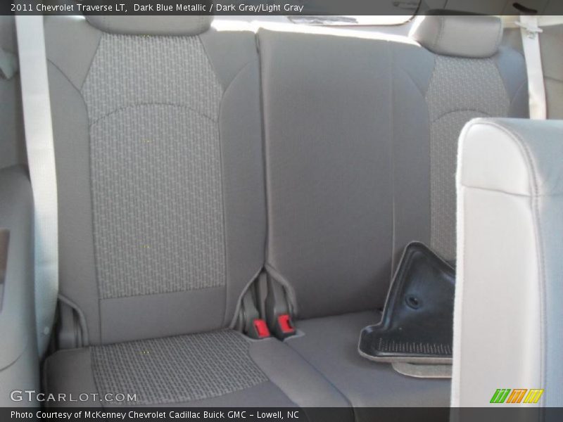 Dark Blue Metallic / Dark Gray/Light Gray 2011 Chevrolet Traverse LT