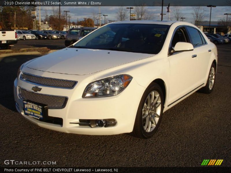 Summit White / Ebony 2010 Chevrolet Malibu LTZ Sedan