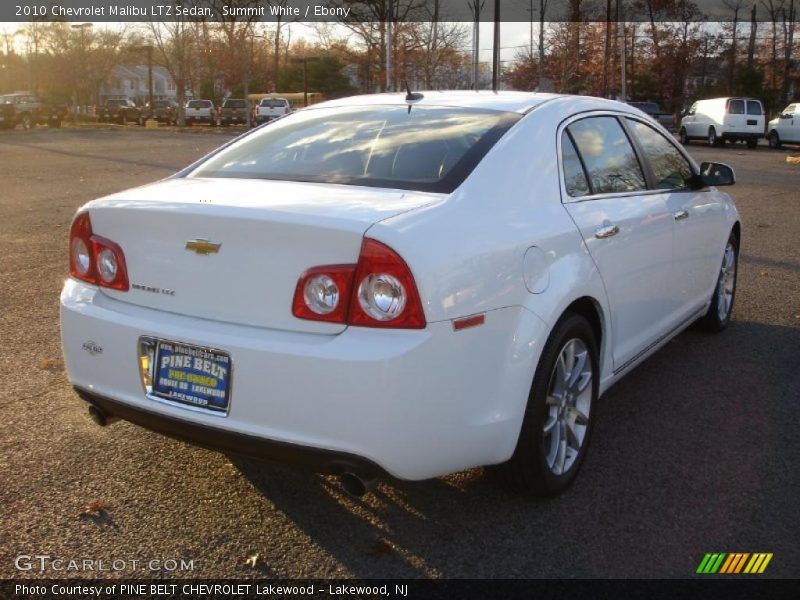 Summit White / Ebony 2010 Chevrolet Malibu LTZ Sedan