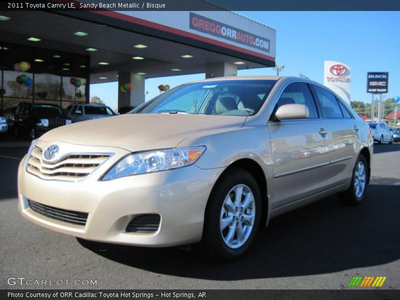 Sandy Beach Metallic / Bisque 2011 Toyota Camry LE