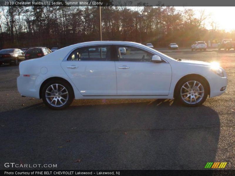 Summit White / Ebony 2010 Chevrolet Malibu LTZ Sedan