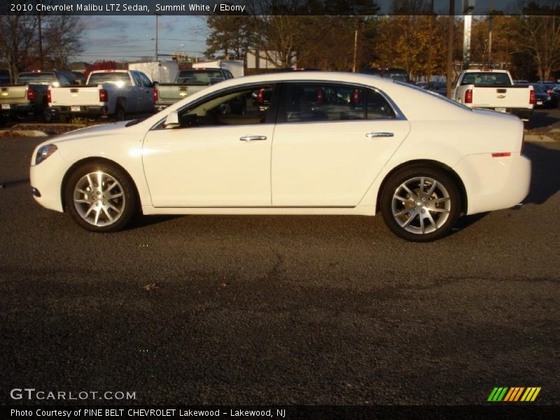 Summit White / Ebony 2010 Chevrolet Malibu LTZ Sedan