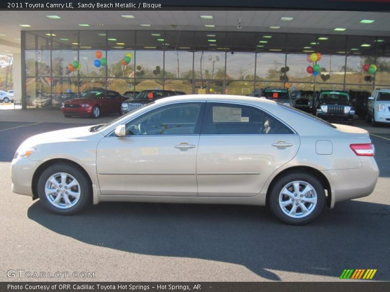 Sandy Beach Metallic / Bisque 2011 Toyota Camry LE