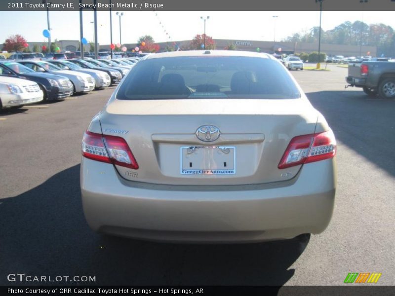 Sandy Beach Metallic / Bisque 2011 Toyota Camry LE
