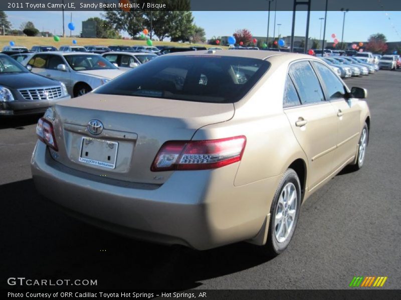 Sandy Beach Metallic / Bisque 2011 Toyota Camry LE