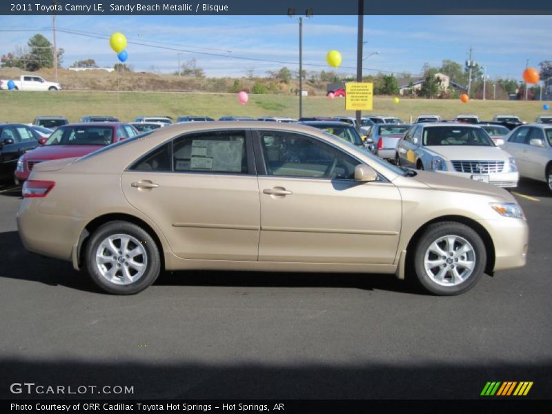 Sandy Beach Metallic / Bisque 2011 Toyota Camry LE