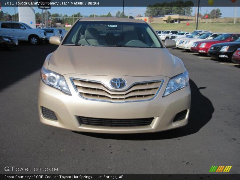 Sandy Beach Metallic / Bisque 2011 Toyota Camry LE