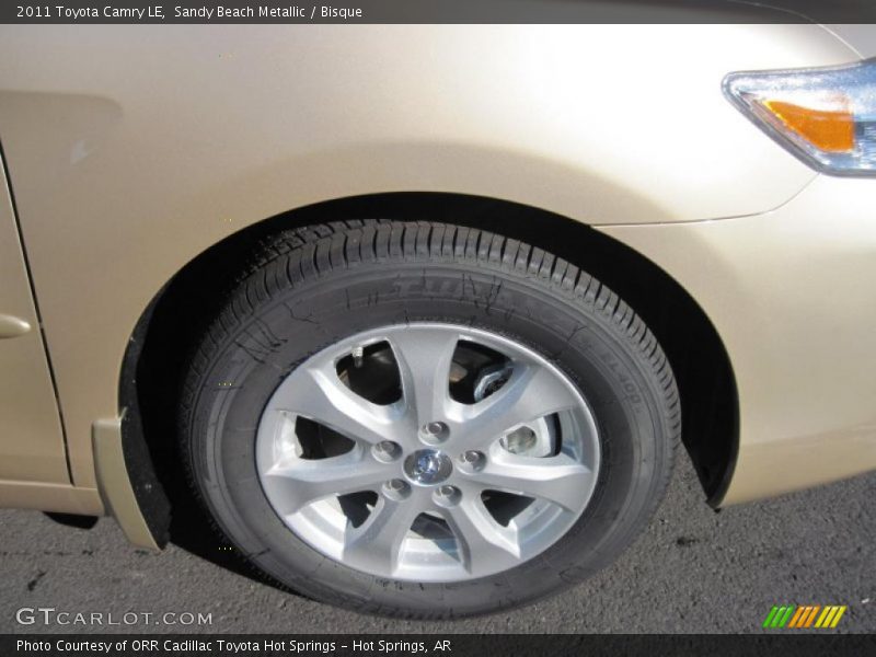 Sandy Beach Metallic / Bisque 2011 Toyota Camry LE