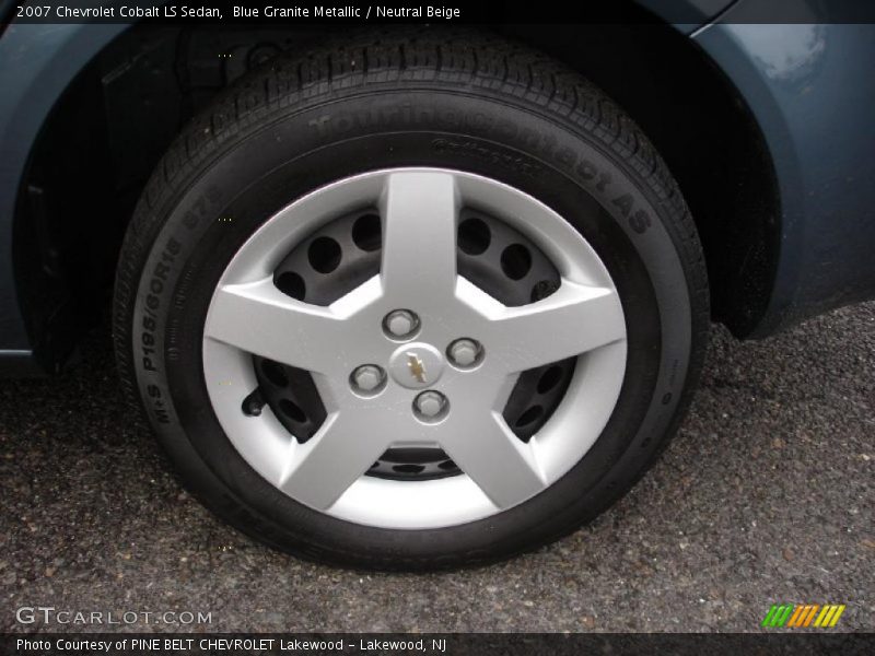 Blue Granite Metallic / Neutral Beige 2007 Chevrolet Cobalt LS Sedan