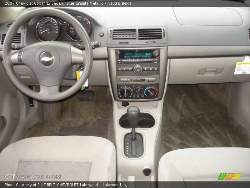 Blue Granite Metallic / Neutral Beige 2007 Chevrolet Cobalt LS Sedan