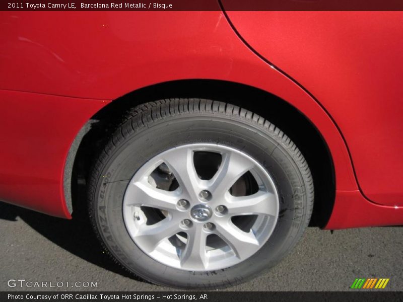 Barcelona Red Metallic / Bisque 2011 Toyota Camry LE
