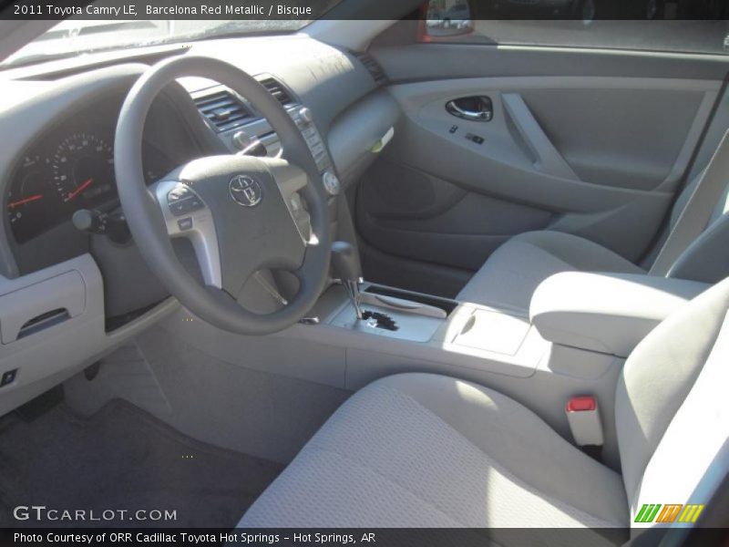 Barcelona Red Metallic / Bisque 2011 Toyota Camry LE