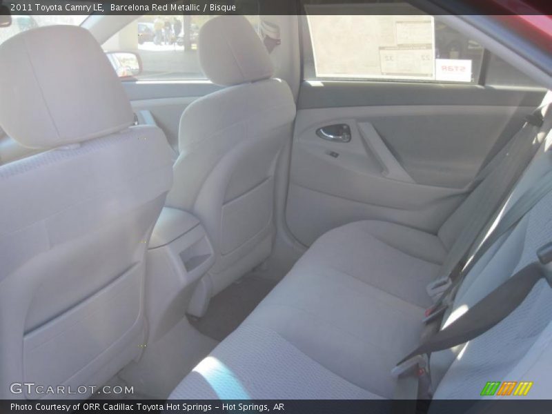 Barcelona Red Metallic / Bisque 2011 Toyota Camry LE