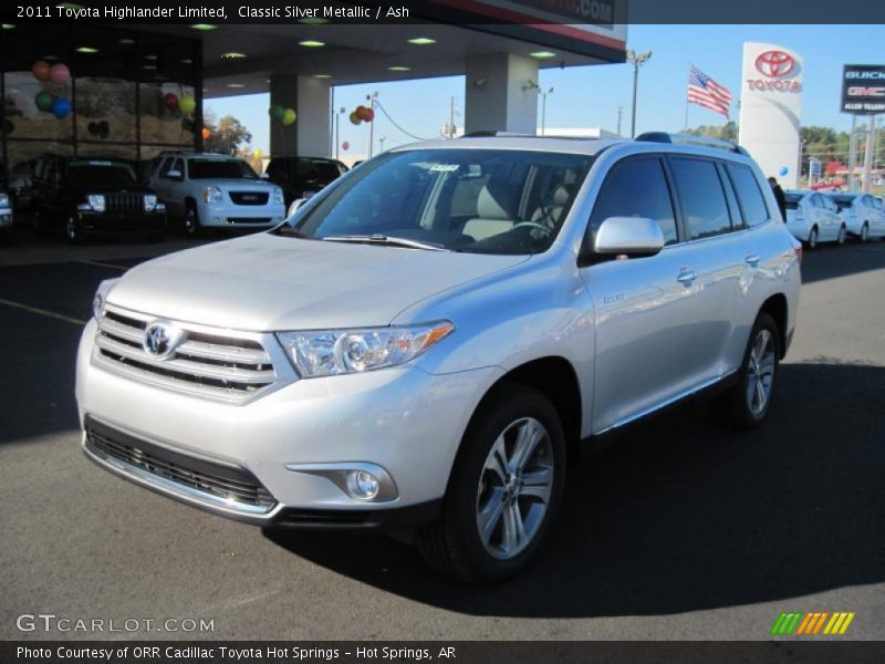 Classic Silver Metallic / Ash 2011 Toyota Highlander Limited