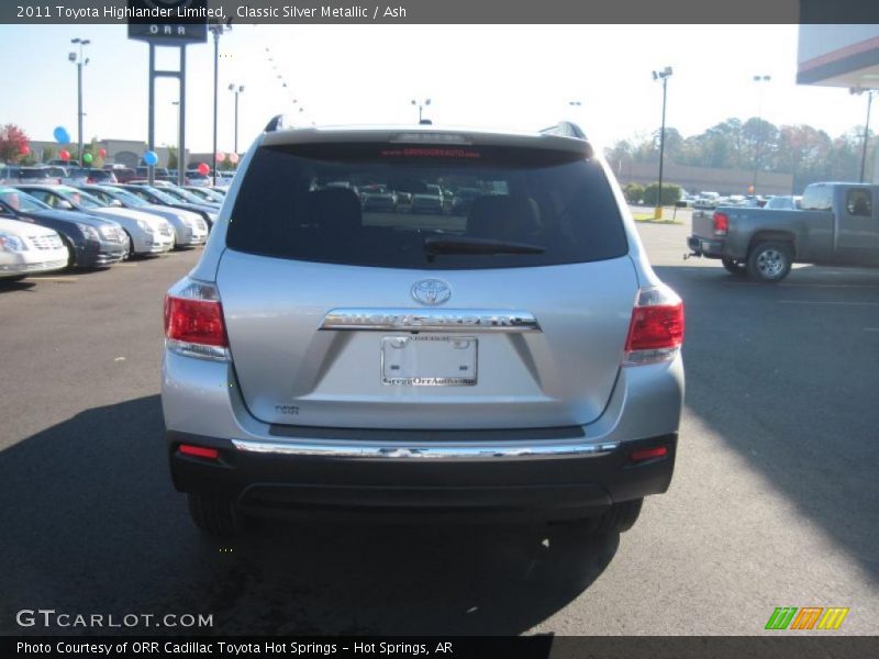 Classic Silver Metallic / Ash 2011 Toyota Highlander Limited