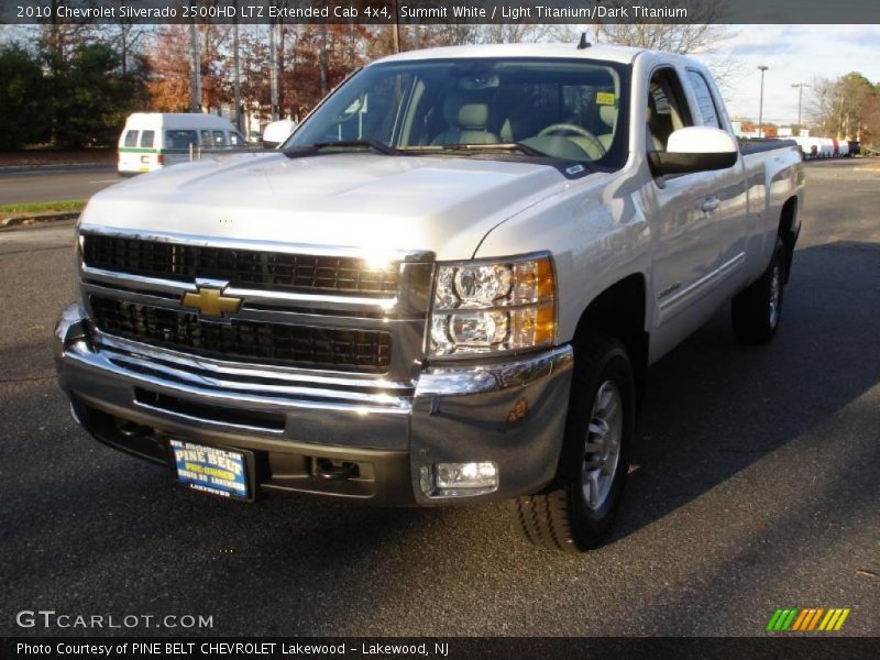 Front 3/4 View of 2010 Silverado 2500HD LTZ Extended Cab 4x4