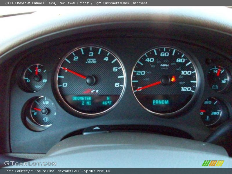 Red Jewel Tintcoat / Light Cashmere/Dark Cashmere 2011 Chevrolet Tahoe LT 4x4