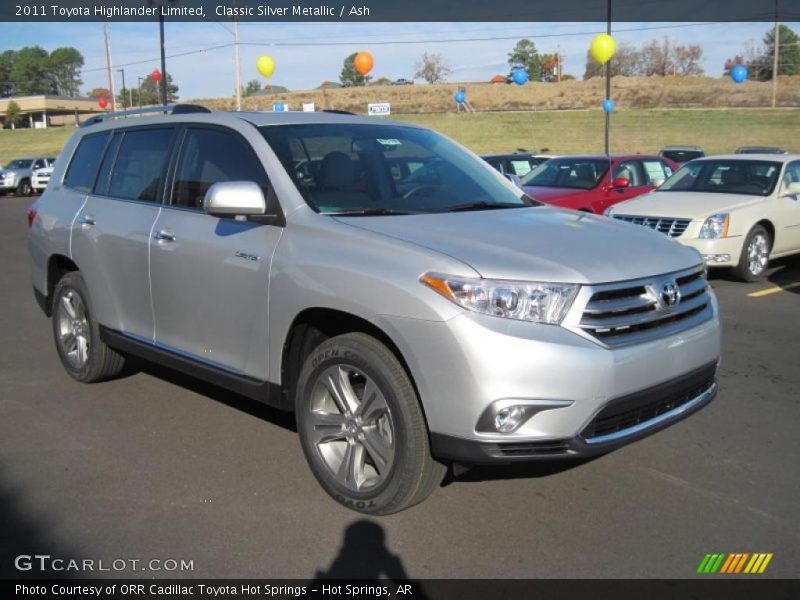 Classic Silver Metallic / Ash 2011 Toyota Highlander Limited