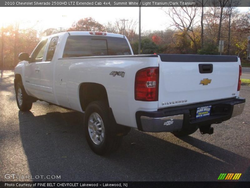 Summit White / Light Titanium/Dark Titanium 2010 Chevrolet Silverado 2500HD LTZ Extended Cab 4x4