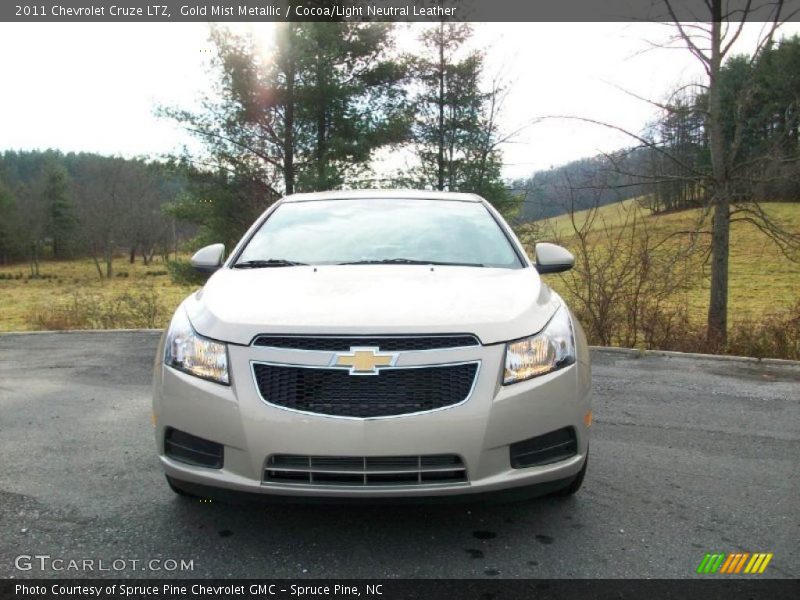 Gold Mist Metallic / Cocoa/Light Neutral Leather 2011 Chevrolet Cruze LTZ
