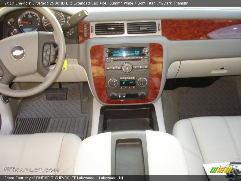 Summit White / Light Titanium/Dark Titanium 2010 Chevrolet Silverado 2500HD LTZ Extended Cab 4x4
