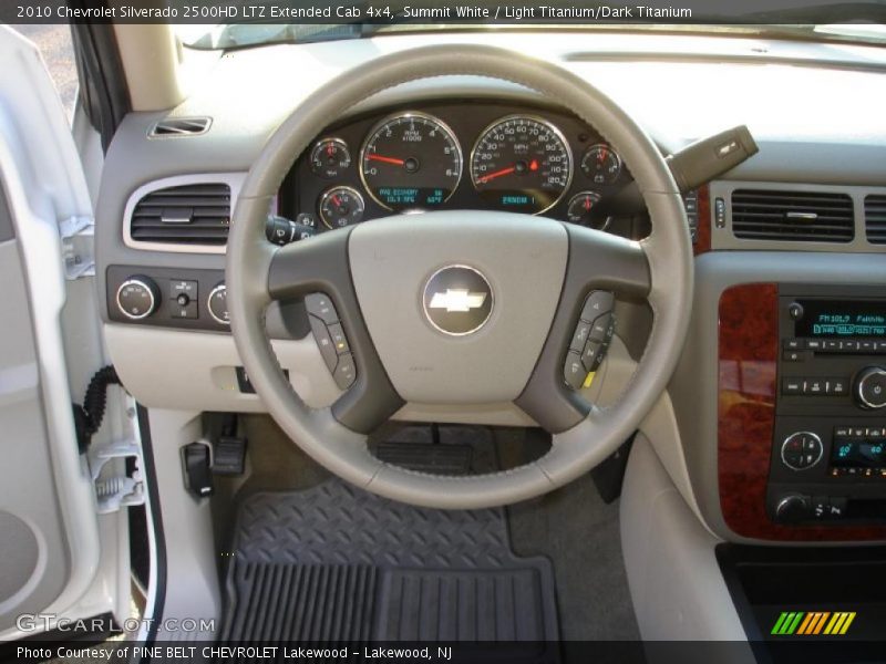 Summit White / Light Titanium/Dark Titanium 2010 Chevrolet Silverado 2500HD LTZ Extended Cab 4x4