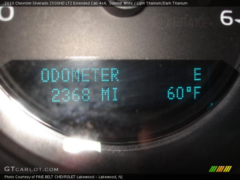 Summit White / Light Titanium/Dark Titanium 2010 Chevrolet Silverado 2500HD LTZ Extended Cab 4x4