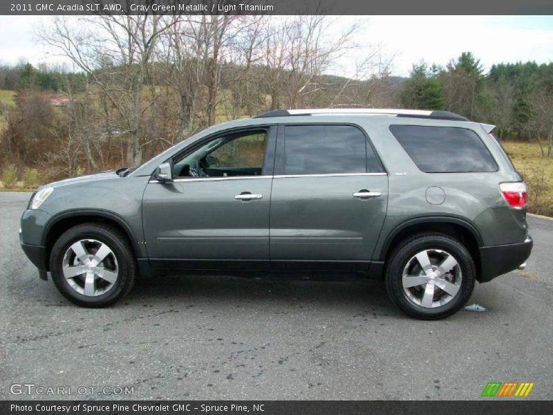  2011 Acadia SLT AWD Gray Green Metallic