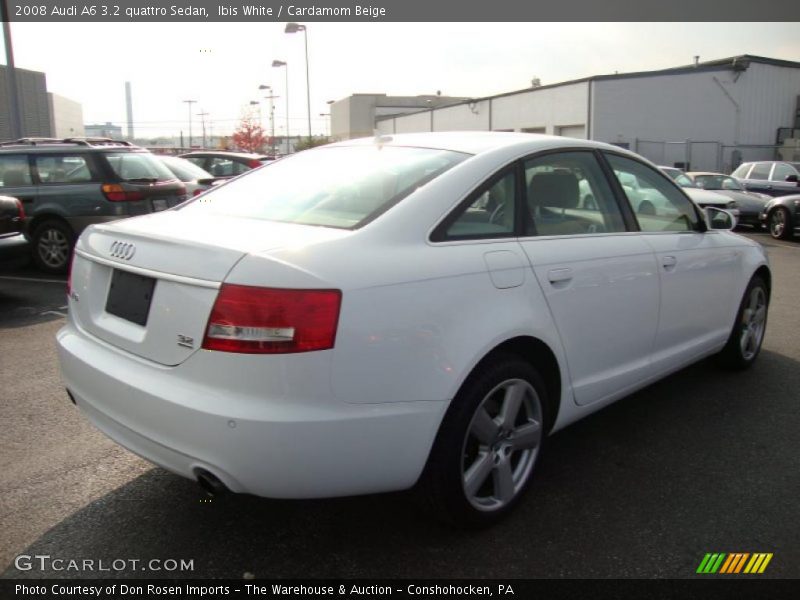 Ibis White / Cardamom Beige 2008 Audi A6 3.2 quattro Sedan