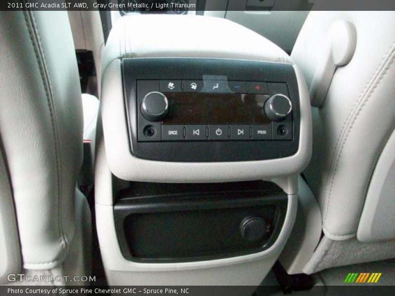 Gray Green Metallic / Light Titanium 2011 GMC Acadia SLT AWD