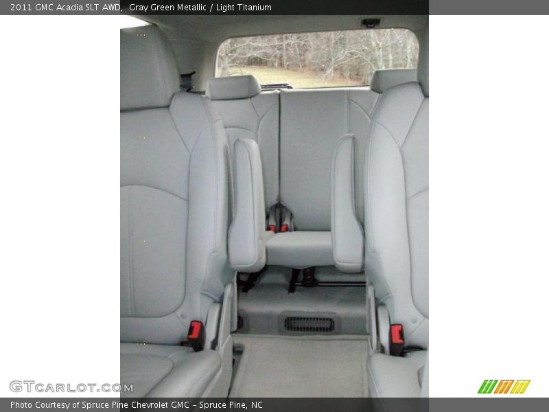 Gray Green Metallic / Light Titanium 2011 GMC Acadia SLT AWD