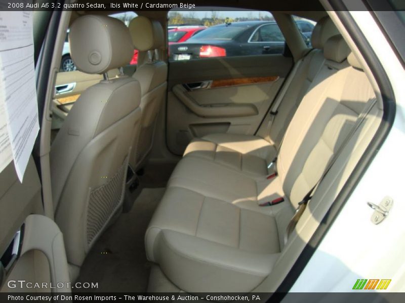 Ibis White / Cardamom Beige 2008 Audi A6 3.2 quattro Sedan