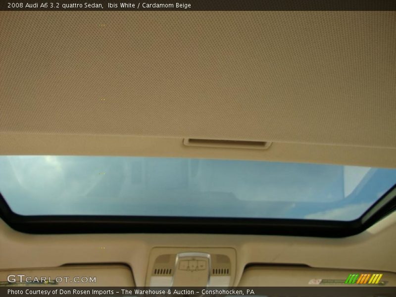 Ibis White / Cardamom Beige 2008 Audi A6 3.2 quattro Sedan