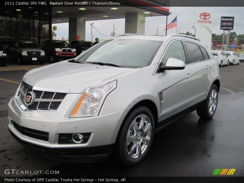 Radiant Silver Metallic / Titanium/Ebony 2011 Cadillac SRX FWD