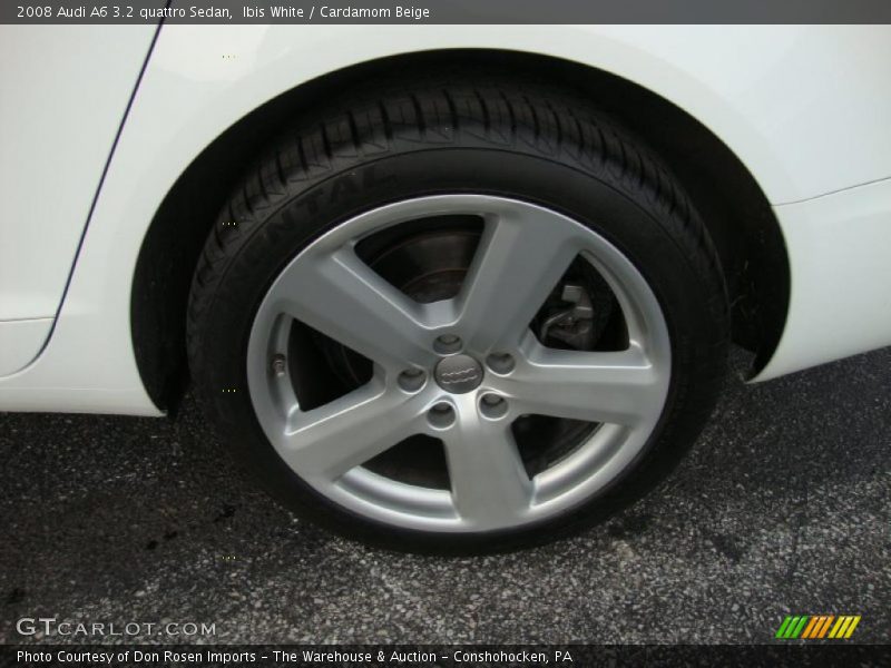 Ibis White / Cardamom Beige 2008 Audi A6 3.2 quattro Sedan