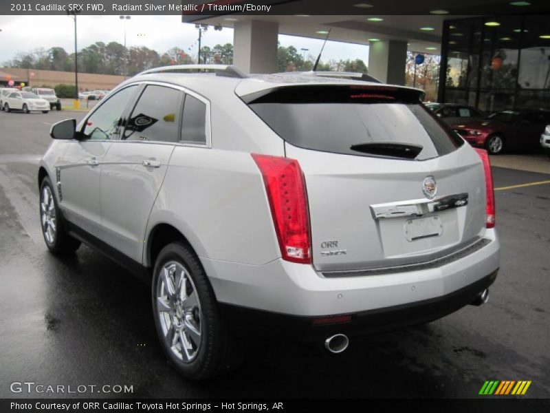 Radiant Silver Metallic / Titanium/Ebony 2011 Cadillac SRX FWD