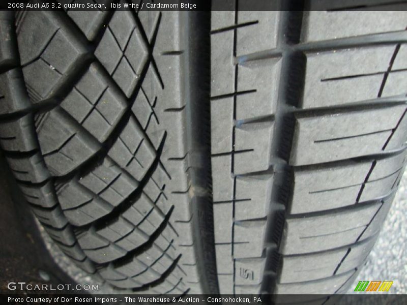 Ibis White / Cardamom Beige 2008 Audi A6 3.2 quattro Sedan
