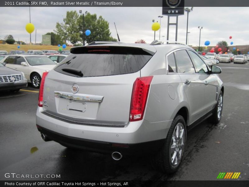 Radiant Silver Metallic / Titanium/Ebony 2011 Cadillac SRX FWD
