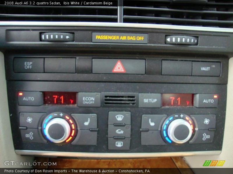 Ibis White / Cardamom Beige 2008 Audi A6 3.2 quattro Sedan