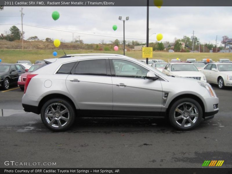 Radiant Silver Metallic / Titanium/Ebony 2011 Cadillac SRX FWD