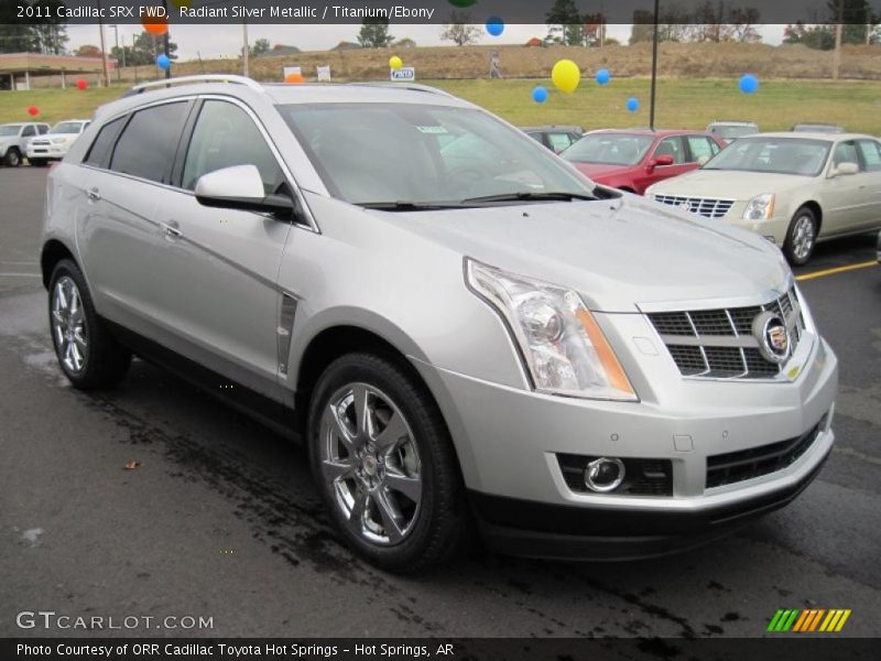Radiant Silver Metallic / Titanium/Ebony 2011 Cadillac SRX FWD