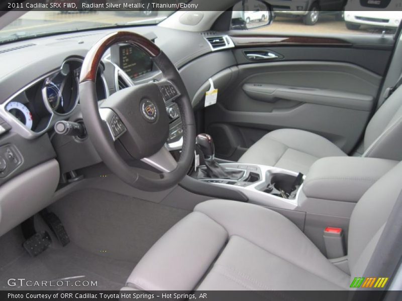 Radiant Silver Metallic / Titanium/Ebony 2011 Cadillac SRX FWD