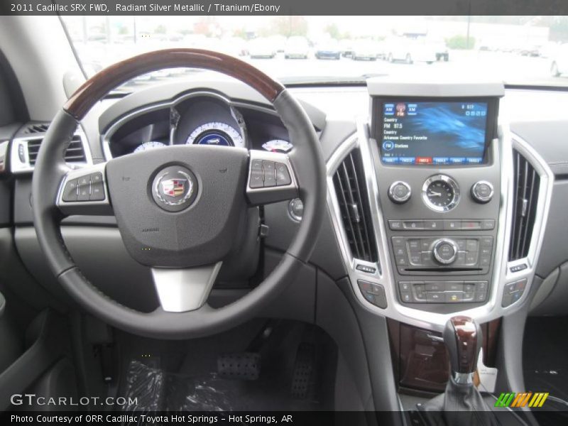 Radiant Silver Metallic / Titanium/Ebony 2011 Cadillac SRX FWD