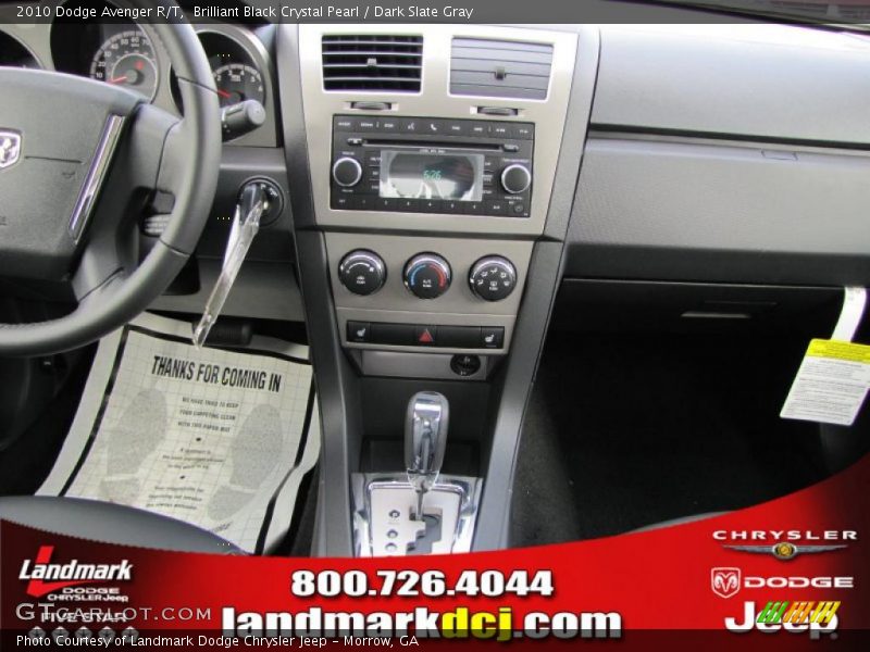 Brilliant Black Crystal Pearl / Dark Slate Gray 2010 Dodge Avenger R/T
