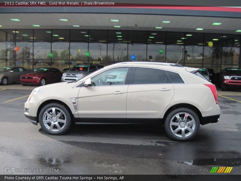 Gold Mist Metallic / Shale/Brownstone 2011 Cadillac SRX FWD