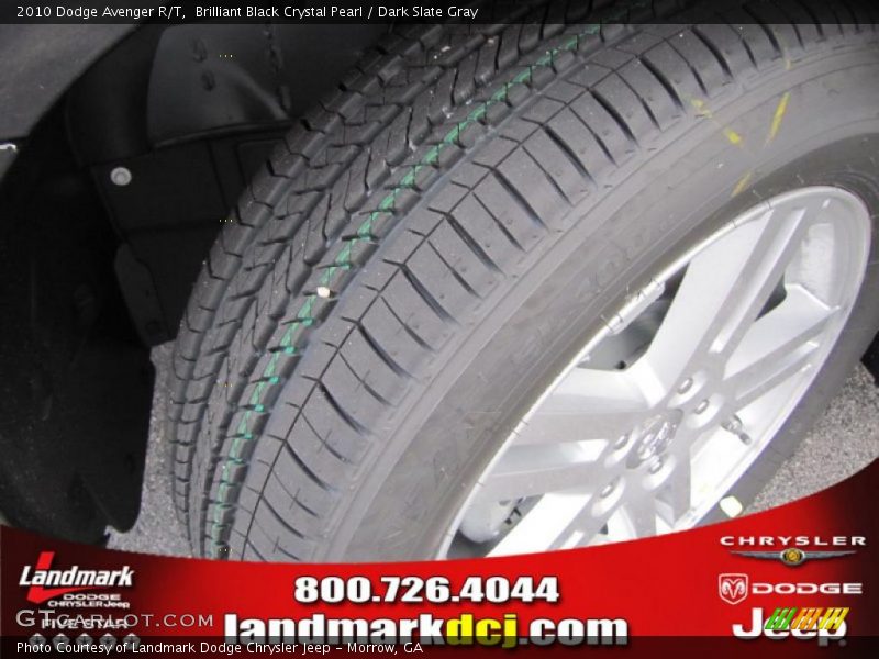 Brilliant Black Crystal Pearl / Dark Slate Gray 2010 Dodge Avenger R/T