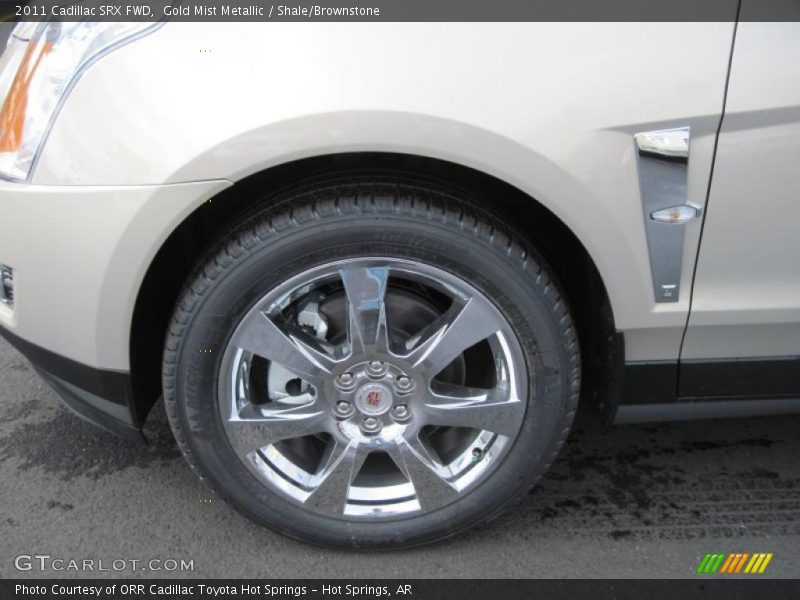 Gold Mist Metallic / Shale/Brownstone 2011 Cadillac SRX FWD